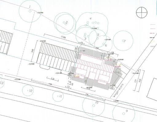 Lageplan Neubau Bauvorbescheid