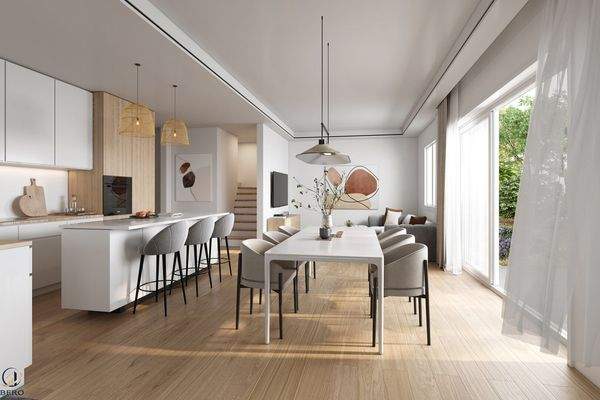 Wohnküche-Visualisierung