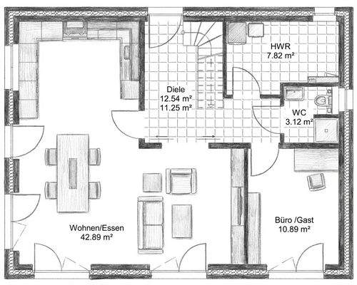 Grundriss Erdgeschoss