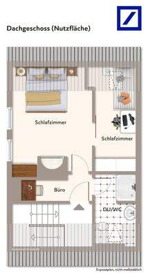 Grundriss Dachgeschoss (Nutzfläche)