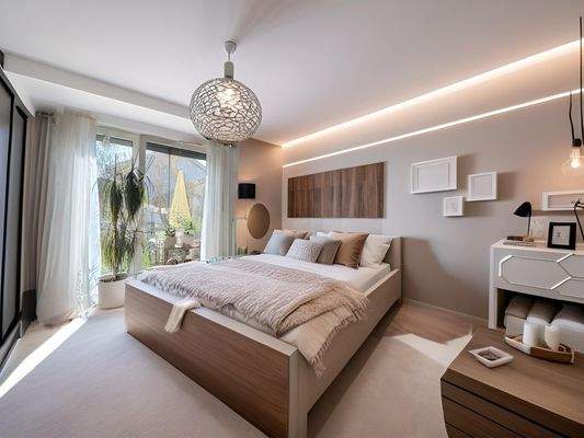 Schlafzimmer Visualisierung