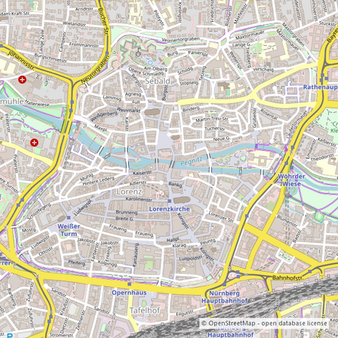 Nürnberg Ladenlokale, Ladenflächen 