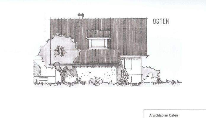 Baukörper Ansicht Ost