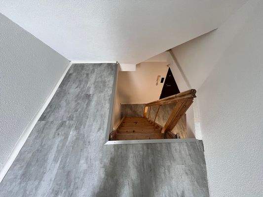 Aufgang ins Dachgeschoss
