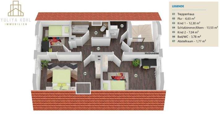 Beispiel Obergeschoss