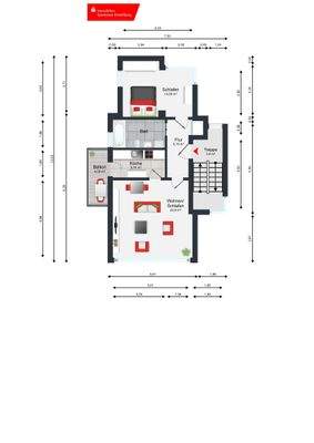 Grundriss 2. Obergeschoss