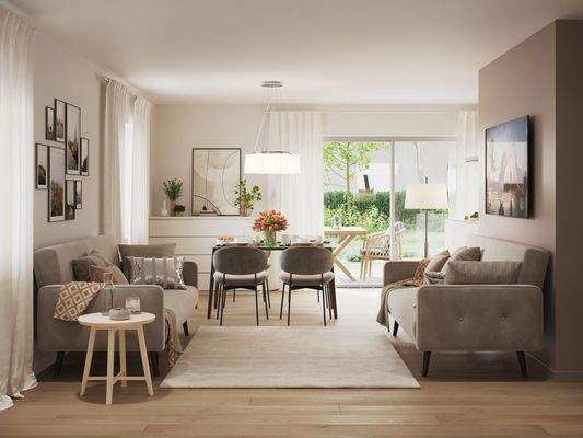 Wohnzimmerbsp. Whg Nr. 4 u. 7