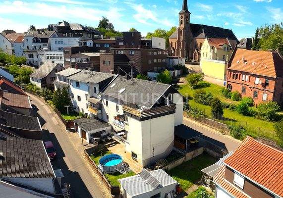 Ansicht des Hauses vorderen Rückseite