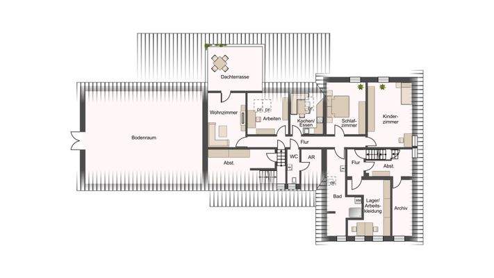 Grundriss Obergeschoss