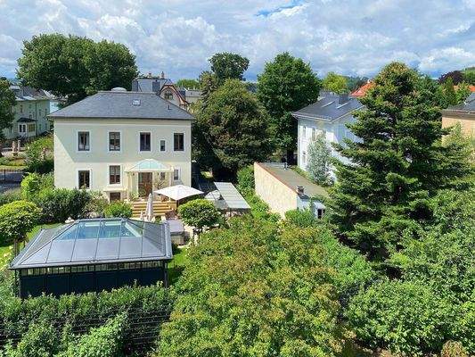 Ausblick von der Dachterrasse