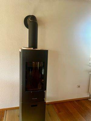 und einem Schwedenofen