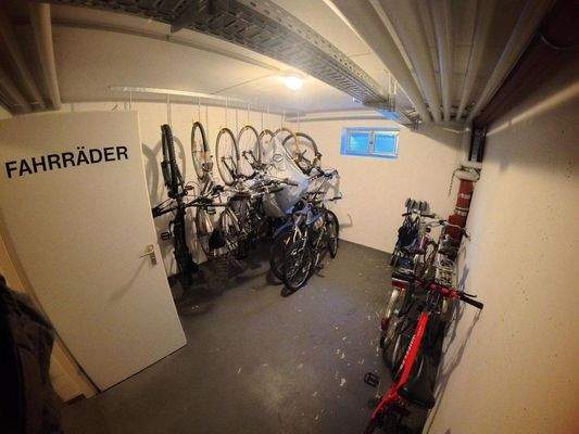 Fahrradkeller Zugang über TG