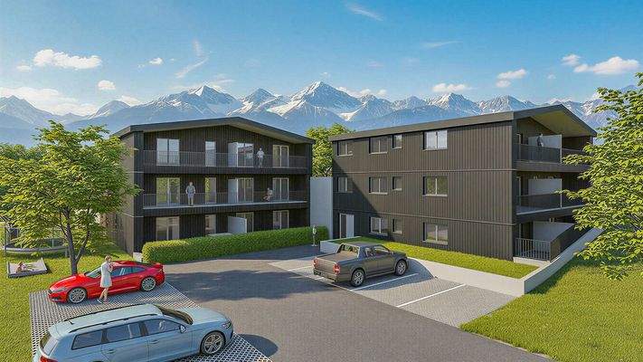 KITZIMMO-Hollersbach Residenz exklusive Neubauwohnungen kaufen Immobilien Kitzbühel.