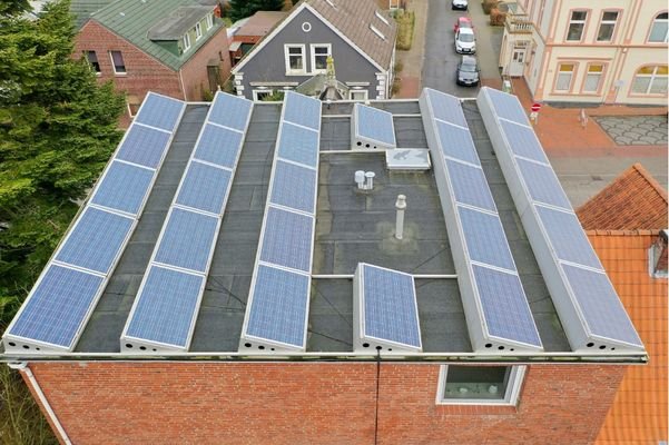 Ansicht Dach Photovoltaikanlage