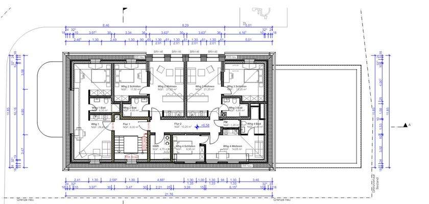 Grundriss 2. OG Wohnen