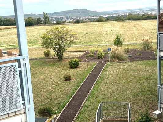 Blick vom Balkon