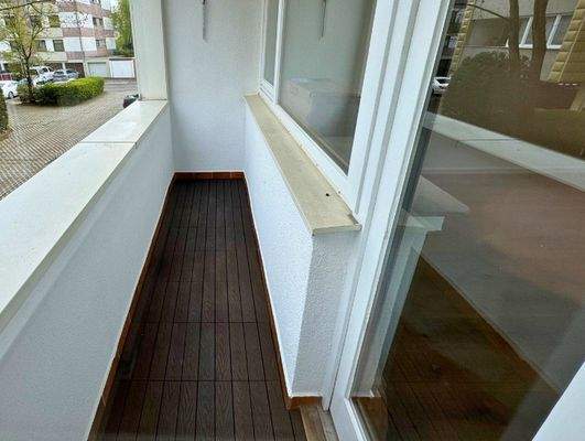 Ost-Balkon bei Schlafzimmer