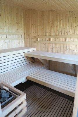 Sauna im Garten