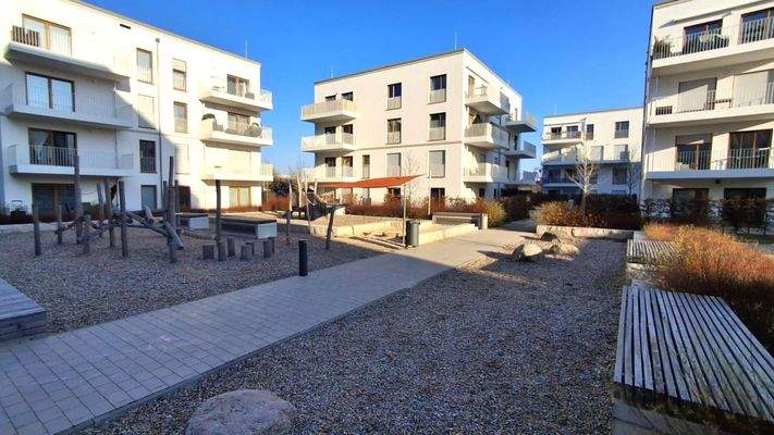 Hauseigener Spielplatz