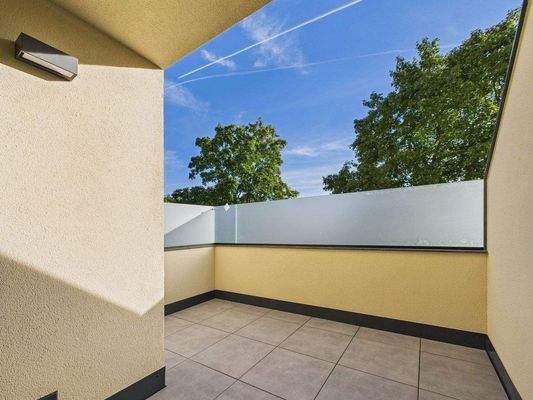 Balkon mit Sichtschutz