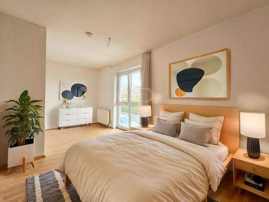 Beispielmöblierung Schlafzimmer