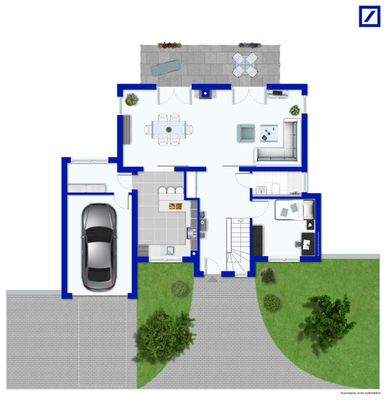 Grundriss obere Ebene