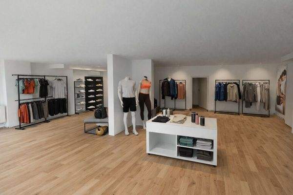 Gewerbefläche 02 - Möblierungsbeispiel