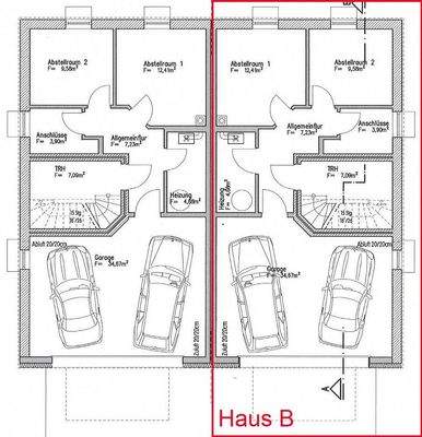Tiefgarage Grundriss_HausB