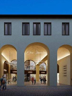 Außenvisualisierung Eingangsbereich