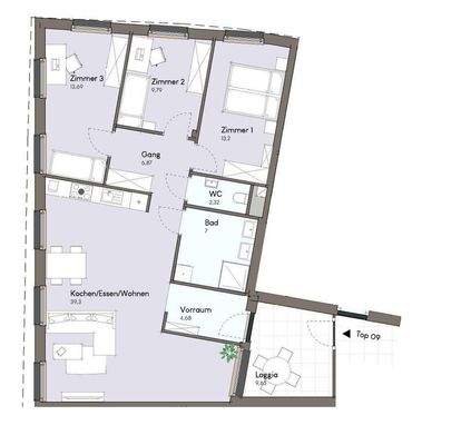 Grundriss Top 9