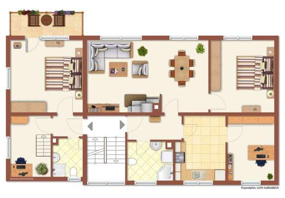 Obergeschoss - unverbindl. Illustration