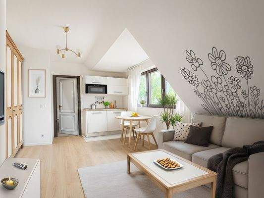 VISIO-OG-Gästezimmer als Wohn-Esszimmer