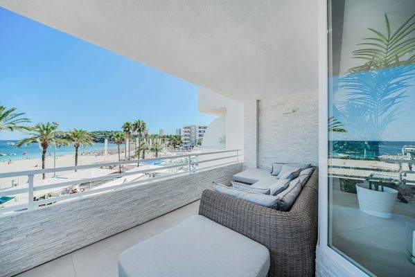 Terrace in apartment in Magaluf 3