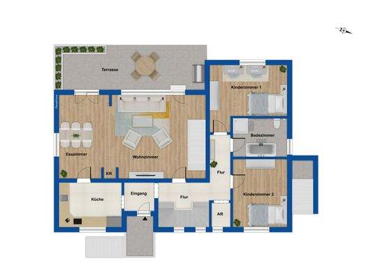 Grundriss Erdgeschoss