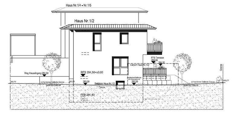 Ansicht Nord-Ost DHH 1-2