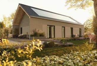 Bungalow mit überdachter Terrasse