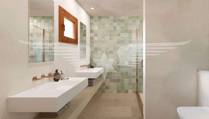 Visualisiertes Badezimmer