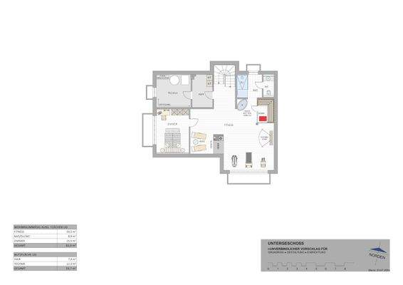 Grundriss - UNTERGESCHOSS -