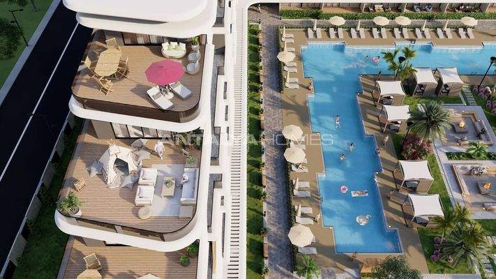 Modern Apartments in a New Luxury Complex in Aksu Antalya