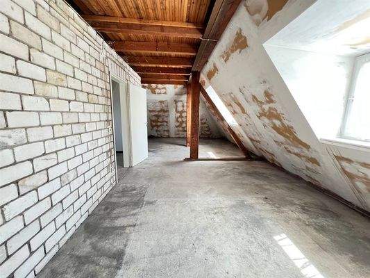 unausgebauter Teil  Dachgeschoss