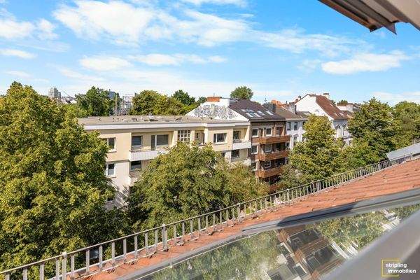 Blick aus Wohnzimmer