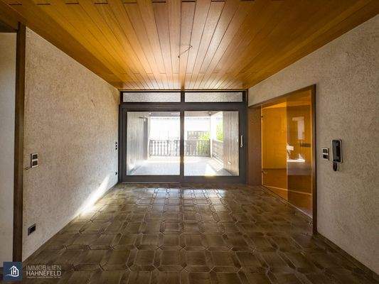 Wohndiele Hauptwohnung mit Zutritt zum Balkon