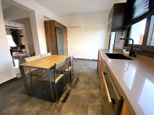 Furnished Semi-Detached Villa with Shared Pool in Gazimağusa