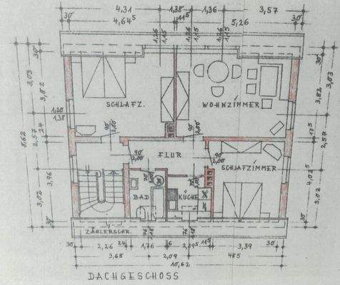 Grundriss Dachgeschoss