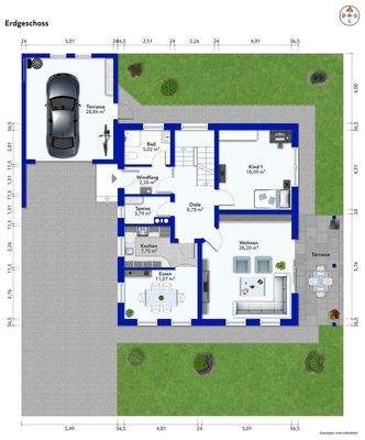 Grundriss Erdgeschoss