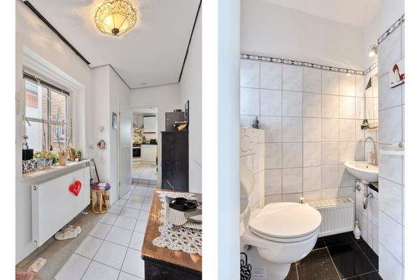 Flur und Gäste WC im EG