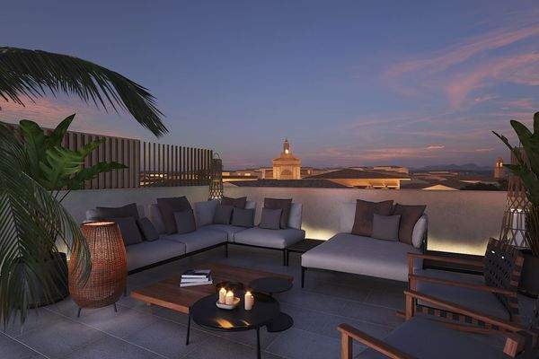 Dachterrasse mit malerischem Ausblick