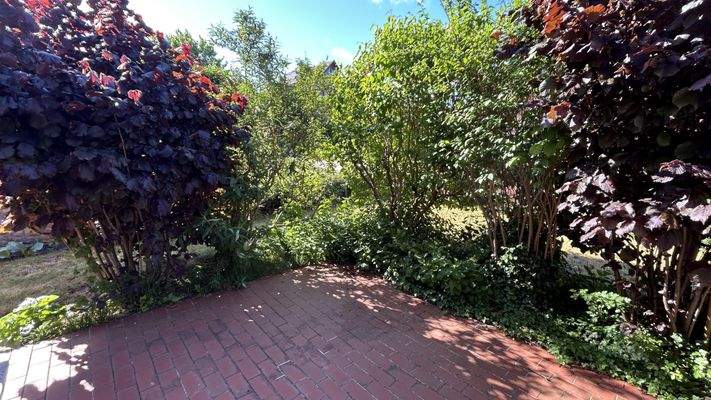 Schöne Sonnenterrasse