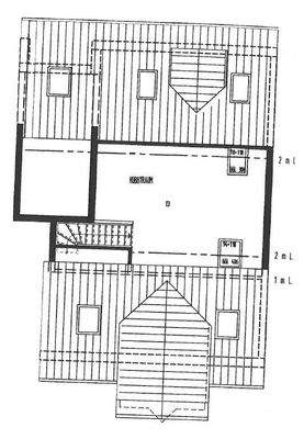 Grundriss Dachboden
