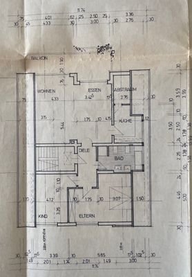 Grundriss der Wohnung